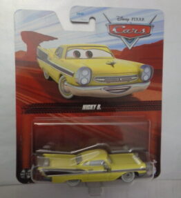 Mattel - 2021 - Disney Pixar Cars - NICKY B.- Limousine - Cream yellow