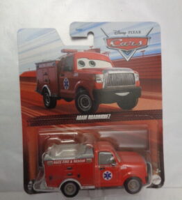 Mattel - 2021 - Disney Pixar Cars - On the RoadA - ADAM RODRIGUEZ - Race Fire & Rescue - Fire engine - Red
