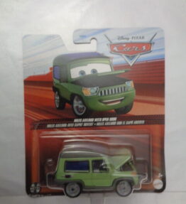Mattel - 2021 - Disney Pixar Cars - Cars 2 - MILES AXELROD WITH OPEN HOOD - Range Rover - Grey green