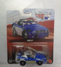 Mattel - 2021 - Disney Pixar Cars - MIKE 07 - Sheriff car - Blue white