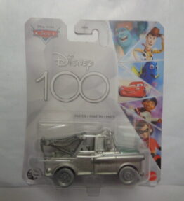 Mattel - 2023 - Disney Pixar Cars - Disney 100 Years Anniversary Series - MATER - MARTIN - MATE - Tow crane truck - Silver