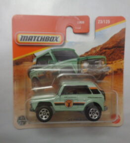 Matchbox - 2024 - Mainline - MBX FIELD CAR - 23/125 - Park Patrol Jeep - Green grey