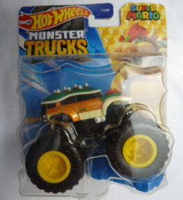 Hotwheels- 2023 - Monster Trucks - Single - SUPER MARIO - Bowser - Orange green