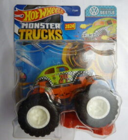 Hotwheels - 2024 - Monster Trucks - Single - VOLKSWAGEN BEETLE - Freestyle Wreckers - 1/12 - Light green