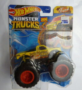 Hotwheels - 2024 - Monster Trucks - Single - ALL UP FRIED - Snack Pack - 1/5 - Pickup truck - Yellow