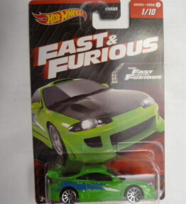 Hotwheels - 2022 - Fast & Furious - The Fast and the Furious - '95 MITSUBISHI ECLIPSE - Series 1 - 1/10 - Light green