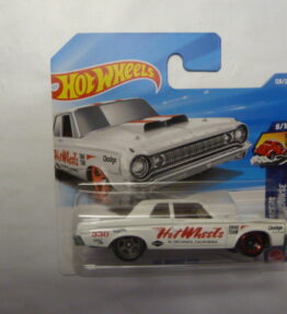 Hotwheels - 2025 - Mainline - '64 DODGE 330 - 126/250 - 2/10 - Drag Racers - White