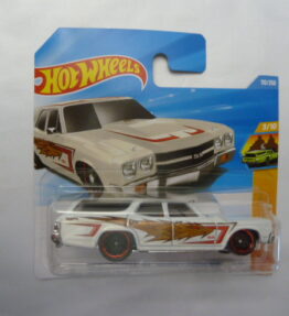 Hotwheels - 2025 - Mainline - '70 CHEVELLE SS WAGON / REMORQUE - 110/250 - 3/10 - Wagons Familiales - White - Metal base
