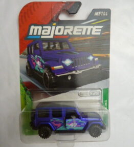 Majorette - Racing - Moving Parts - JEEP WRANGLER 4XE - Purple with side colorations