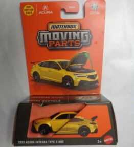 Matchbox - 2026 - Moving Parts - 2024 ACURA INTEGRA TYPE S HRC - # 10/50 - Yellow