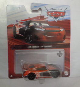 Mattel - 2022 - Disney Pixar Cars - Cars 3 - TIM TREADLESS - TIM TAPACUBOS - Orange black