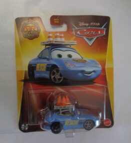 Mattel - 2024 - Disney Pixar Cars - Radiator Springs - Race & Rescue - SALLY - Porsche - Rescue car with cones - Blue grey