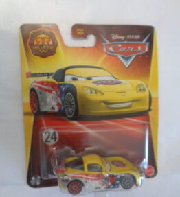 Mattel - 2024 - Disney Pixar Cars - Radiator Springs - Race & Rescue - JEFF CORVETTE - Yellow