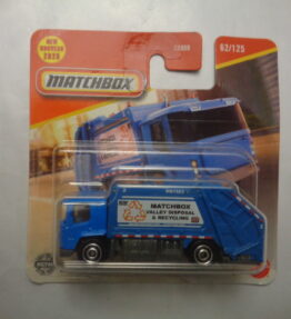 Matchbox - 2024 - Mainline - MBX EV TRASH TRUCK - 62/125 - Blue