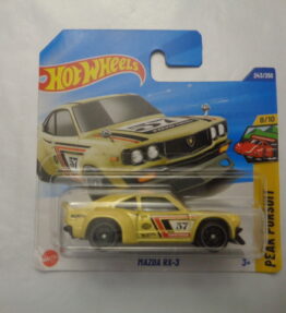Hotwheels - 2025 - Mainline - MAZDA RX-3 - 243/250 - 8/10 - Peak Pursuit - Cream yellow