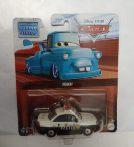 Mattel - 2021 - Disney Pixar Cars - Tokyo Mater - Cars Toon - PATOKAA - Police car - Black and white