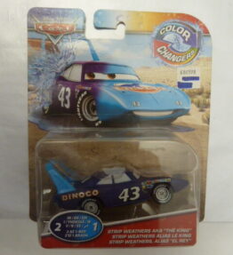 Mattel - 2019 - Disney Pixar Cars - Color Changers - STRIP WEATHERS AKA "THE KING" - Shifting from purple to light blue