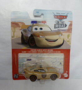 Mattel - 2022 - Disney Pixar Cars - On the Road - LIGHTNING McQUEEN DEPUTY HAZARD - Beuge