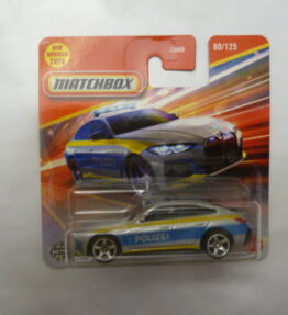 Matchbox - 2025 - Mainlist - 2023 BMW i4 POLICE SEDAN - 80/125 - Silver