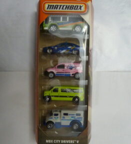 Matchbox - 2024 - 5 Car Multipack - MBX CITY DRIVERS V