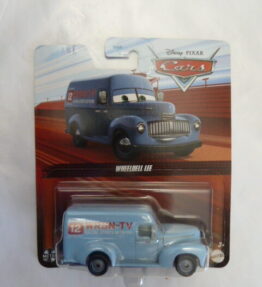 Mattel - 2021 - Disney Pixar Cars - Cars 3 - WHEELDELL LEE - Enclosed van - With logo "WRSN-TV" - Light blue