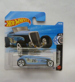 Hotwheels - 2026 - Mainline - '33 FORD LO BOY - 119/250 - 3/10 - Rod Squad -Rally antique car - Light blue