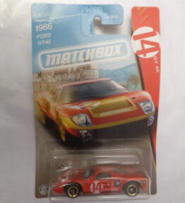 Matchbox - 2026 - Long Cards - 1966 FORD GT40 - Race car # 14 - 03/05 - Red