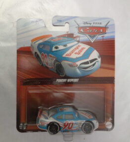Mattel - 2021 - Disney Pixar Cars - PONCHY WIPEOUT - With logo "Bumper Save" - Turquoise and white