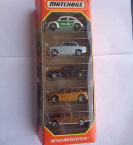 Matchbox - 2022 - 5 Car Multipack - AUTOBAHN EXPRESS IV - # HKY25 - German cars and ALFA ROMEO from Italy