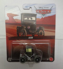 Mattel - Disney Pixar Cars - 2021 - LIZZIE - Black antique car