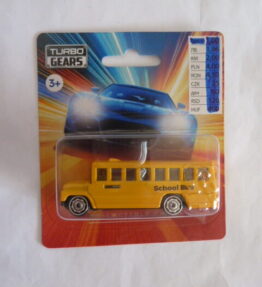 Turbo Gears - Collectible Cars - SCHOOL BUS - International - Yellow - # 066