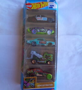 Hotwheels - 2021 - 5 Car Multipacks - DEMO DESTRUCTION - Salvage cars