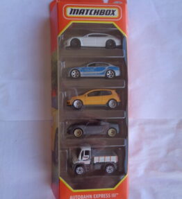 Matchbox - 2022 - 5 Car Multipack - AUTOBAHN EXPRESS III - # HFH13 - German car models