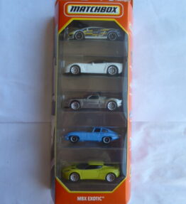 Matchbox - 2022 - 5 Car Multipack - 70 Years - MBX EXOTIC - # HCJ01 - Popular sports cars