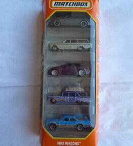 Matchbox - 2022 - 5 Car Multipack - 70 Years - MBX WAGONS - # GVY40 - Station wagons