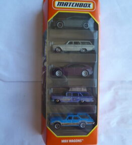 Matchbox - 2020 - 5 Car Multipack - MBX WAGONS - # GVY40 - Station wagon models