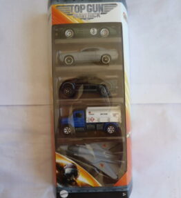 Matchbox - 2022 - 5 Car Multipack - TOP GUN MAVERICK - # GPF96 - 4 vehicles and a fighter plane