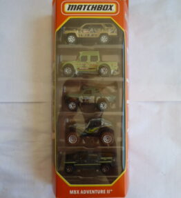 Matchbox - 2022 - 5 Car Multipack - 70 Years - MBX ADVENTURE II - # HKY28 - Jungle and Safari cars