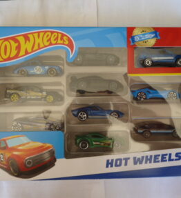 Hotwheels 10 - 2021 - 10 Car Multipack - Featuring electric blue Volkswagen Golf and 6 additional highly sought car models