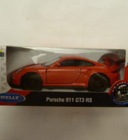 Welly - Scale 1 : 34 - PORSCHE 911 GT3 RS - Soft red