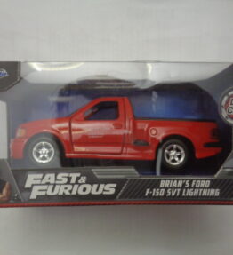 Jada - Scale 1 : 32 - 2022 - Diecast - Fast & Furious - BRIAN'S FORD F-150 SVT LIGHTNING - Pickup truck - Red