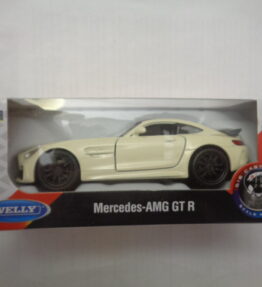 Welly - Scale 1 : 34 - MERCEDES AMG GT R - Cream white