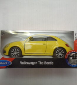Welly - Scale 1 : 34 - VOLKSWAGEN THE BEETLE - Modern version - Yellow