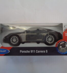 Welly - Scale 1 : 34 - PORSCHE 911 CARRERA S - Grey black