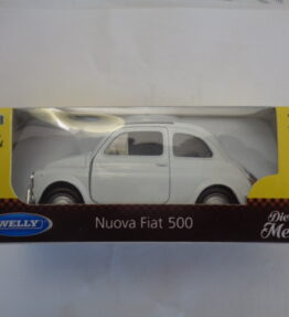 Welly - Scale 1 : 34 - Old Timer - NUOVA FIAT 500 - White