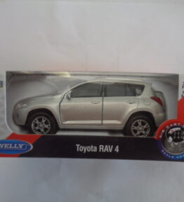 Welly - Scale 1 : 34 - TOYOTA RAV 4 - Silver