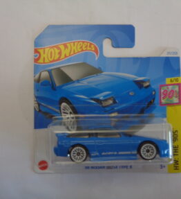 Hotwheels - 2021 - Mainline - '96 NISSAN 180SX TYPE X - 211/250 6/10 - HW The '90s - Light blue - Metal base