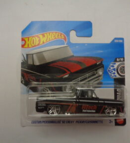 Hotwheels - 2026 - Mainline - CUSTOM / PERSONNALISE - '62 CHEVY PICKUP / CAMIONNETTE - 220/250 - 8/10 - Rod Squad - Pickup truck - Black