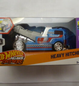 Hotwheels - Scale 1 : 32 - 2024 - Pull-Back Speeders - HEAVY HITCHER - 03/06 - HW Torque - Tow truck - Light blue