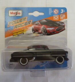 Maisto - Scale 1 : 43 - Power Racer - Pull Back Powered - 1953 CHEVROLET CUSTOM - Black